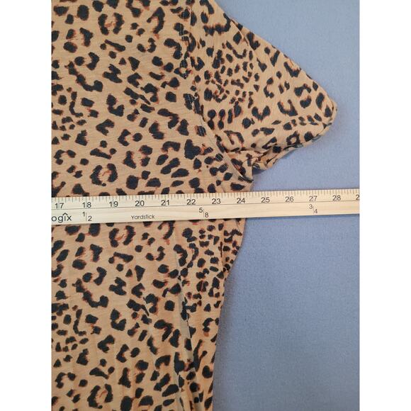 We The Free by Free People Clarity Tee – Size M – Cheetah Print – Oversized Fit - Picture 7 of 9